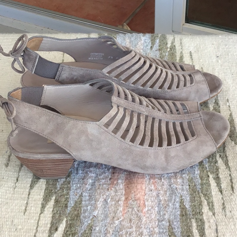 Paul Green Suede Sandals size 5 1/2
